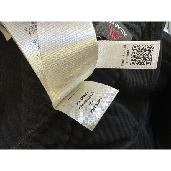Patagonia R1 Fleece Pullover Hoody Half Zip Black Waffle Lightweight Men's Large - Picture 11 of 16